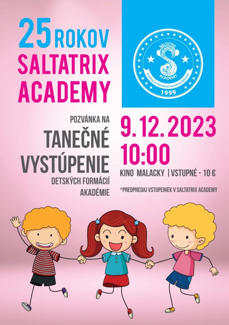 25 rokov SALTATRIX ACADEMY – detské formácie